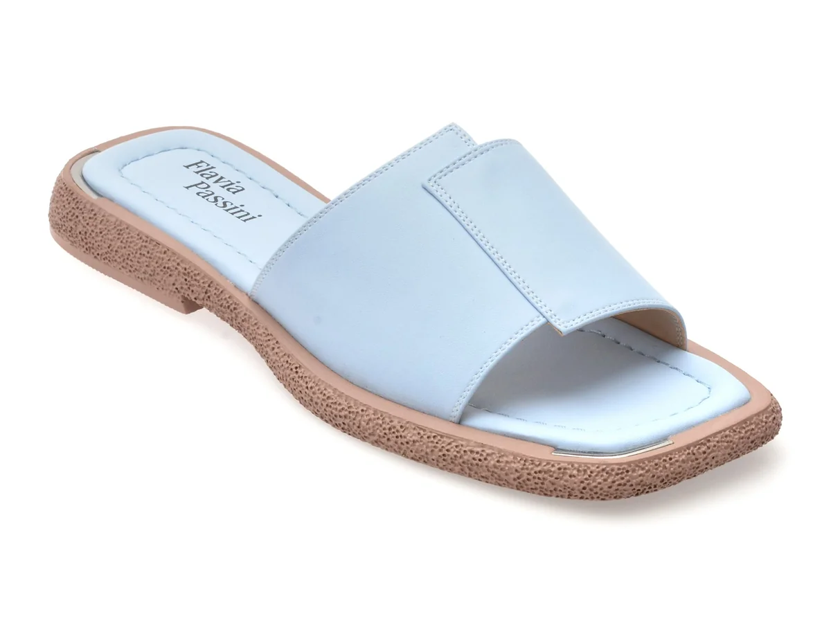 Papuci Flavia Passini Albaştri X8948 Din Piele Naturală