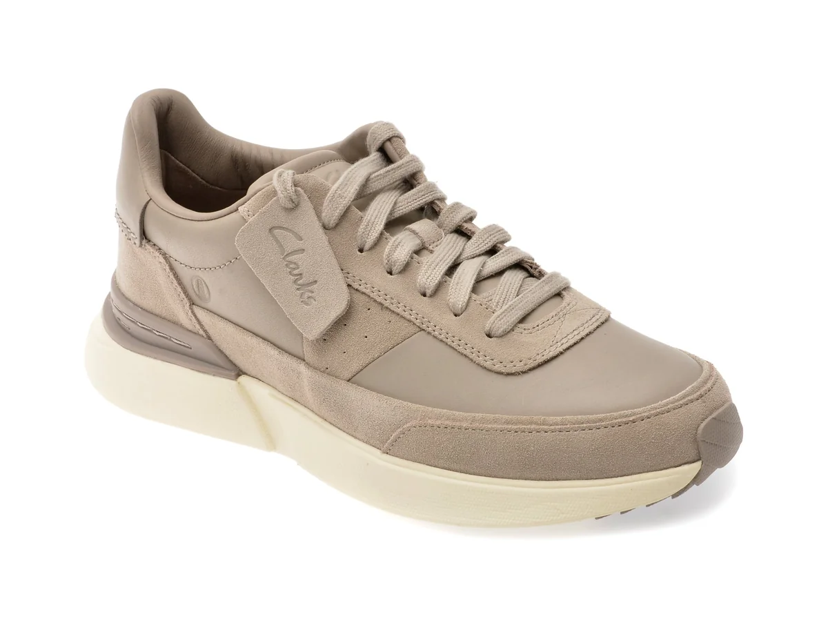 Pantofi Sport Clarks Gri, Craft Pace, Din Piele Naturală