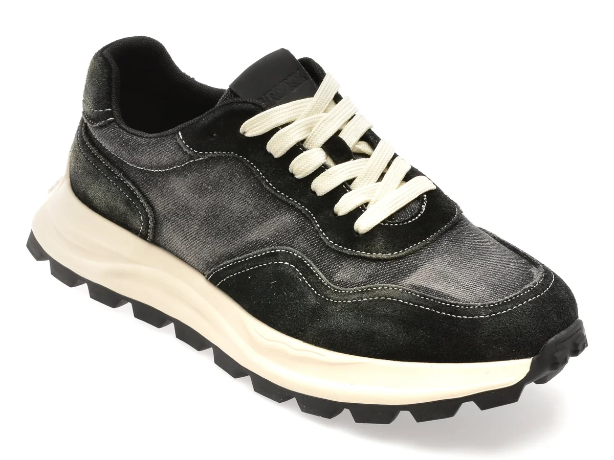 Pantofi Sport Gryxx Negri, 911, Din Material Textil