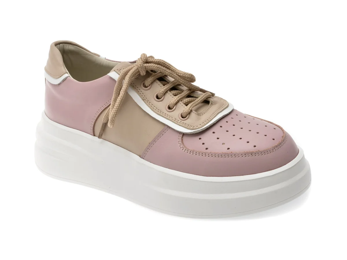 Pantofi Sport Flavia Passini Mov 7307, Din Piele Naturala