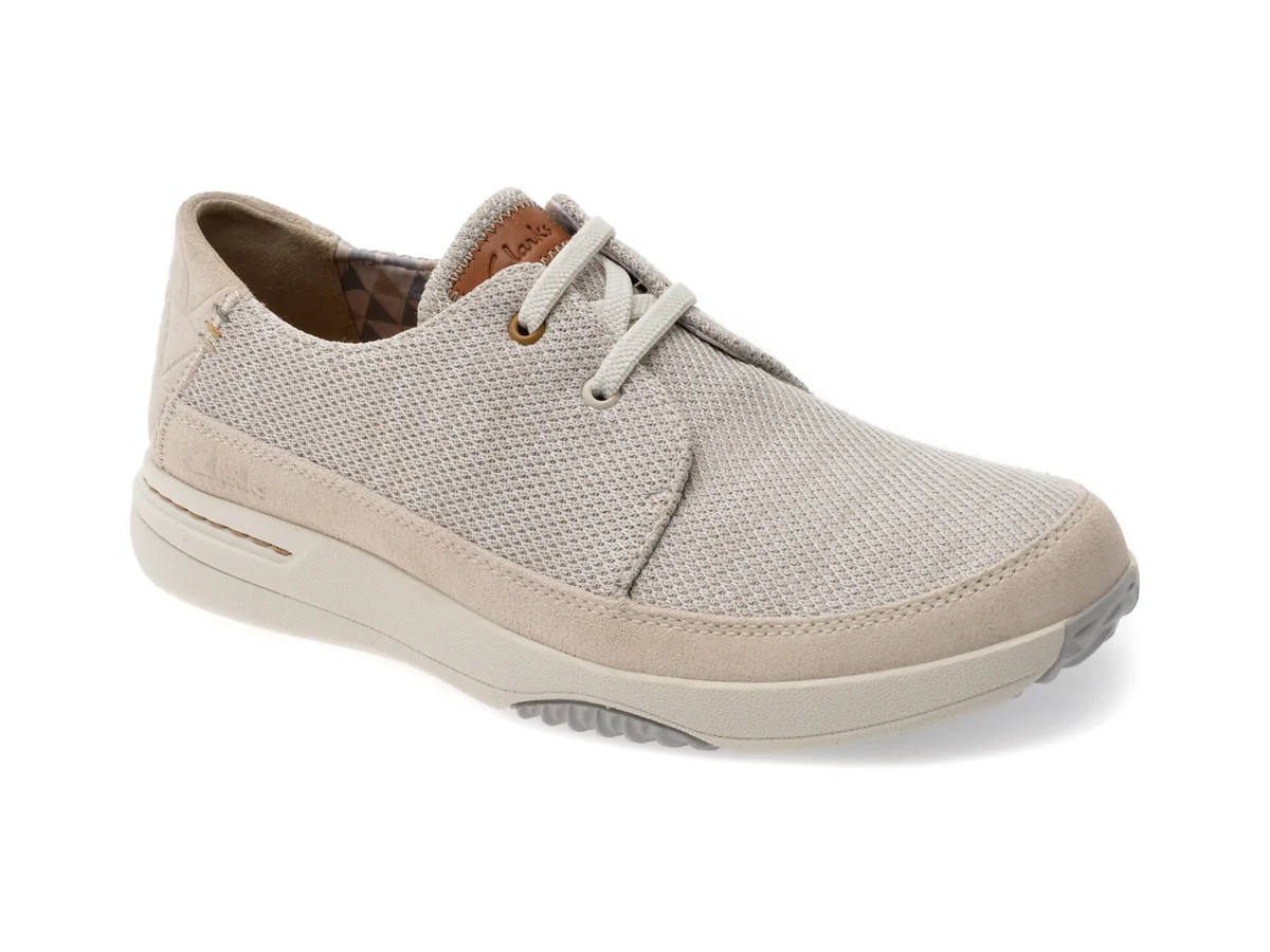 Pantofi Sport Clarks Gri, Easeway Lace, Din Material Textil