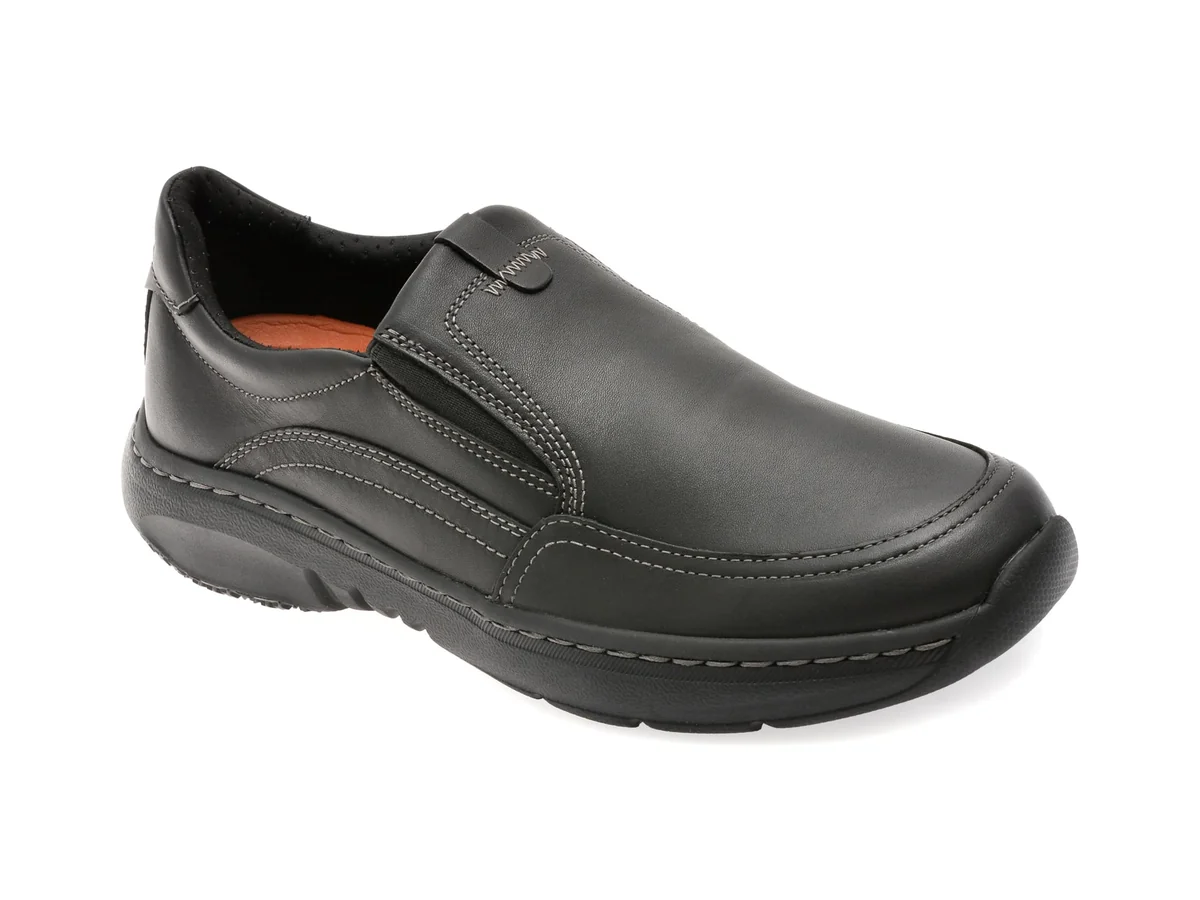 Pantofi Clarks Negri, Pro Step, Din Piele Naturala