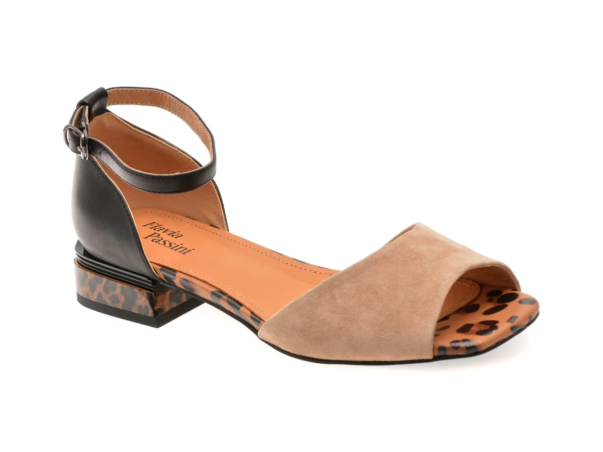 Sandale Flavia Passini Maro, H140, Din Piele Naturala