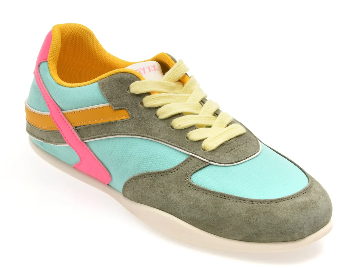 Pantofi Sport Gryxx Verzi, Y625D25, Din Material Textil