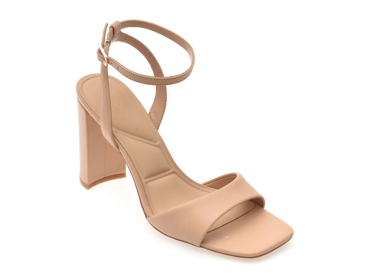 Sandale Elegante Aldo Bej, Serenya 271, Din Piele Naturală