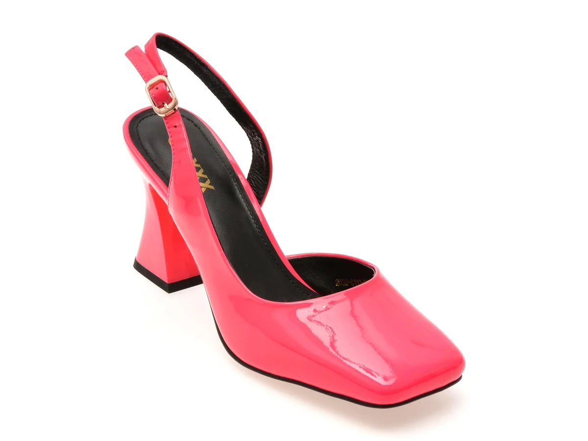 Pantofi Eleganți Gryxx Fucsia 2033 Din Piele Naturală Lăcuită