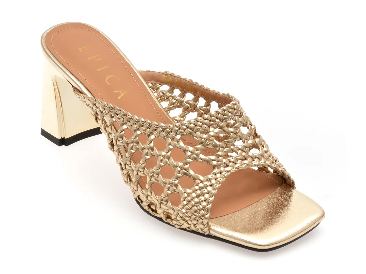 Papuci Epica Aurii, 7290, Din Piele Ecologică