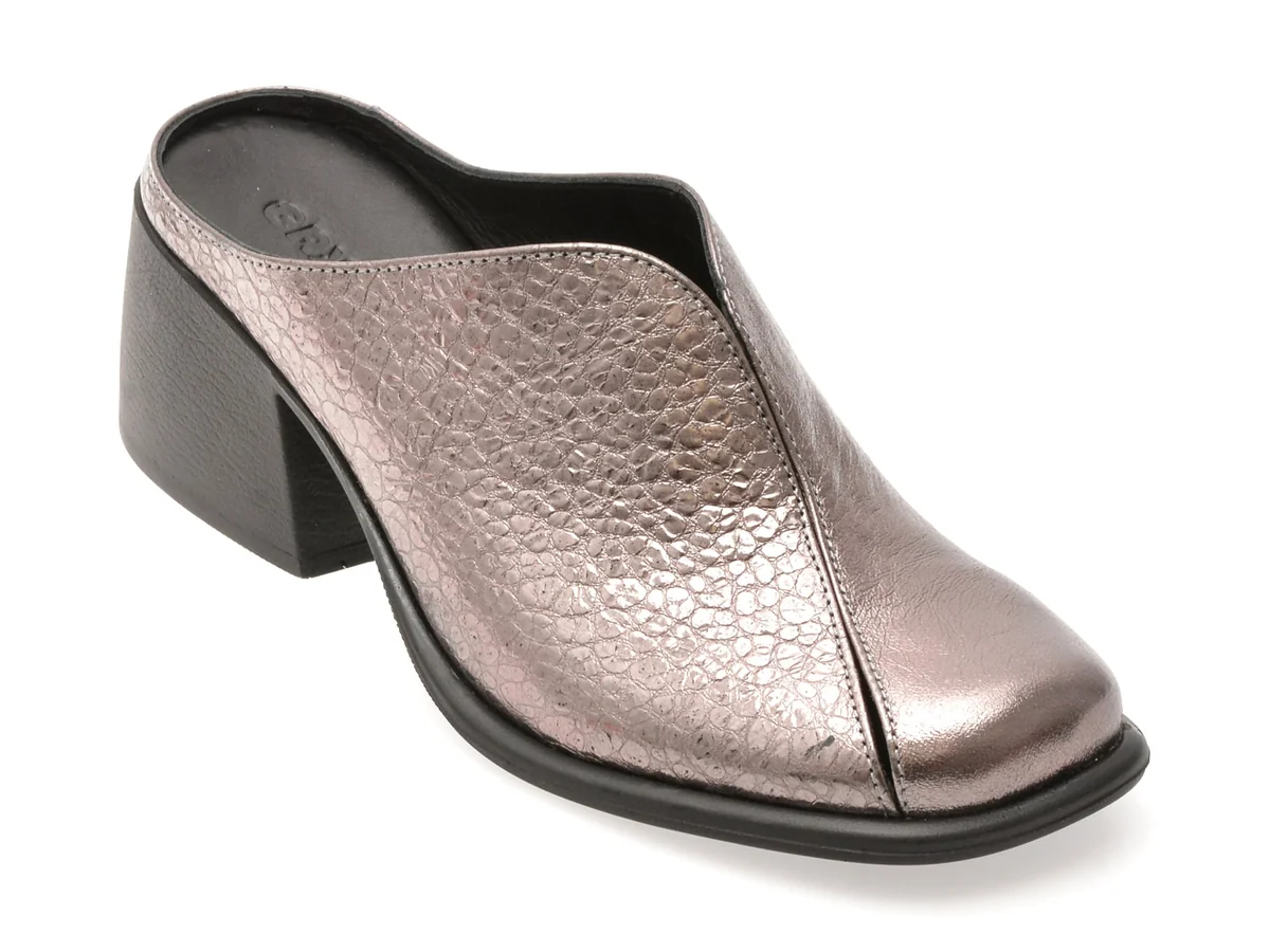 Papuci Gryxx Bronz, 1461070, Din Piele Naturala