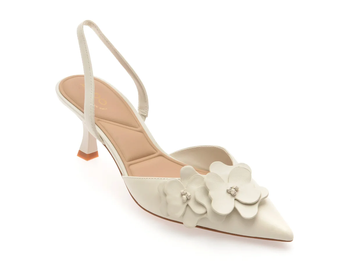 Pantofi Eleganți Aldo Albi, Leilania 121, Din Piele Naturală
