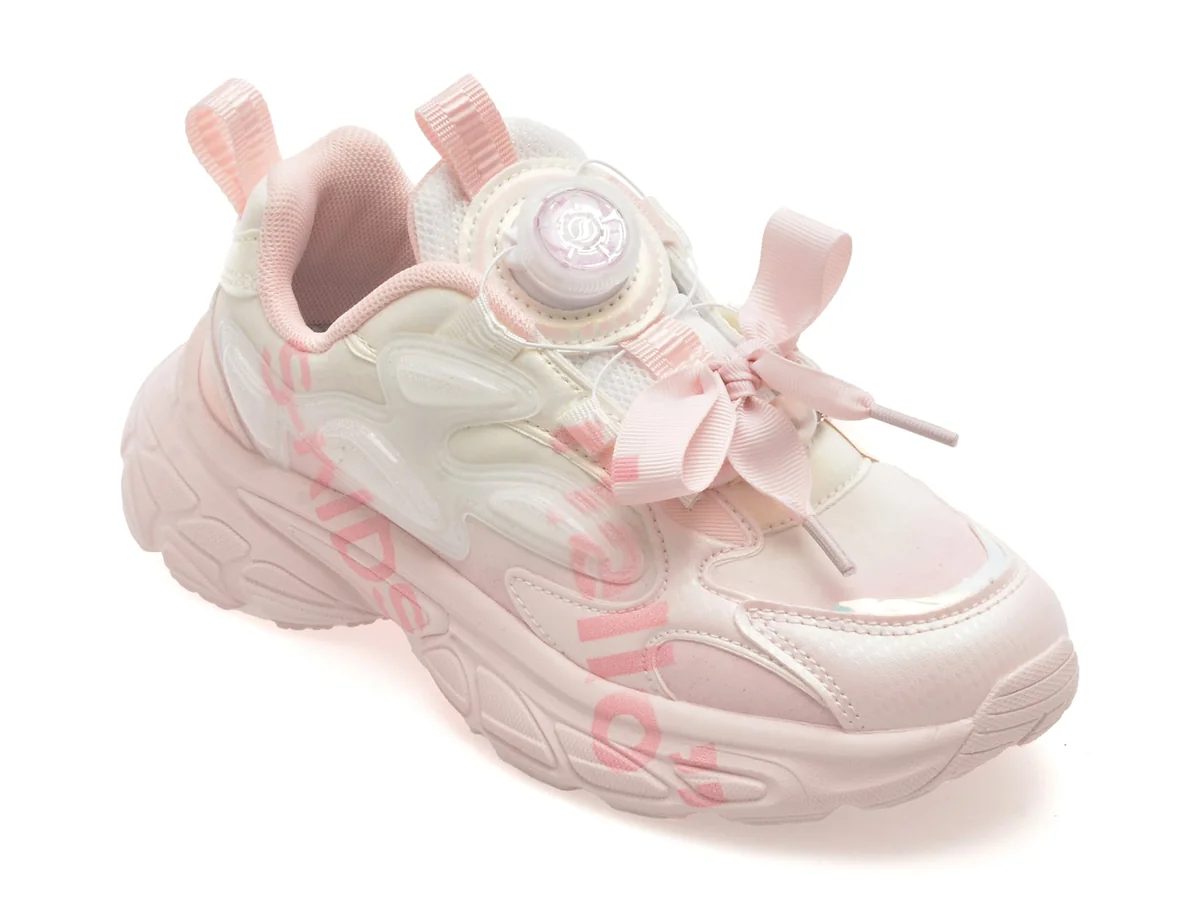 Pantofi Sport Selection Kids Roz, 1002, Din Piele Ecologică