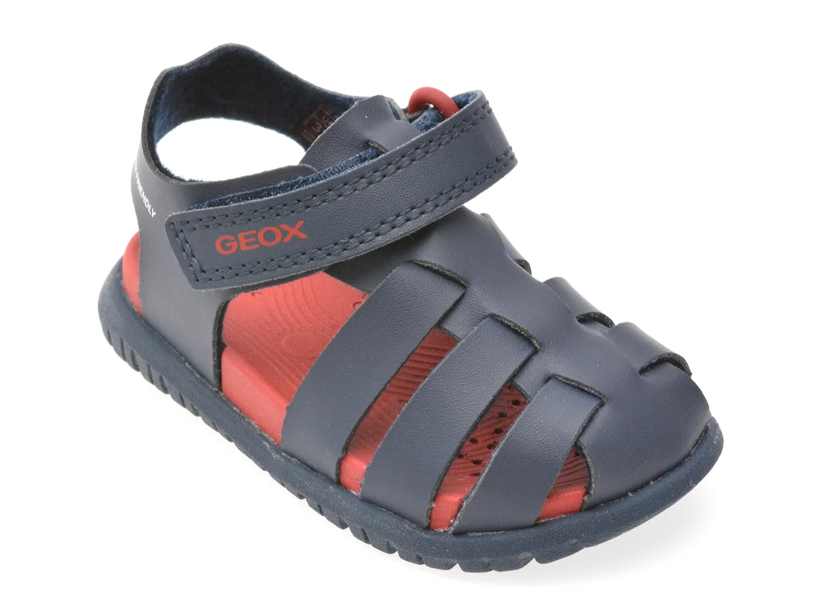 Sandale Geox Bleumarin, B556AA, Din Piele Ecologică