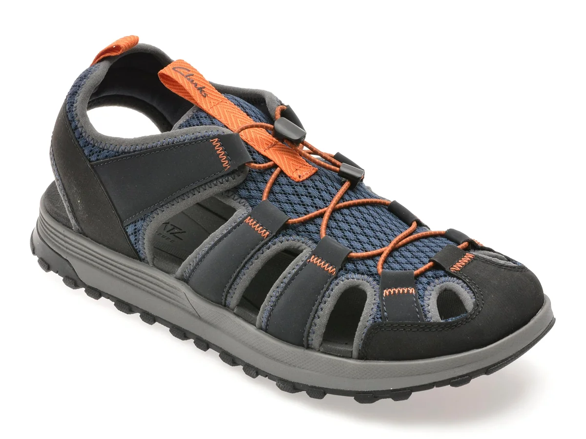 Sandale Clarks Bleumarin Atl Trek Wave Din Piele Ecologică