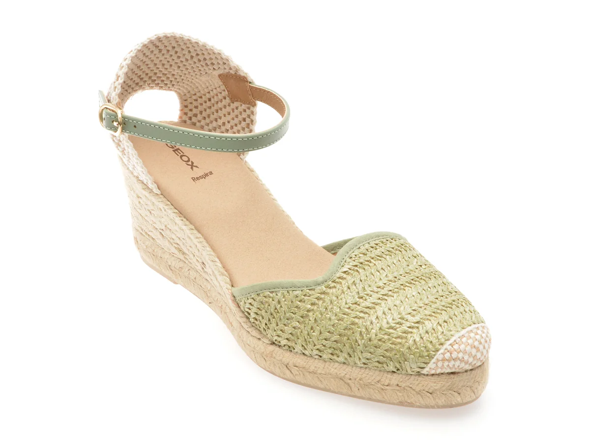 Sandale Geox Verzi D55NGE Din Material Textil