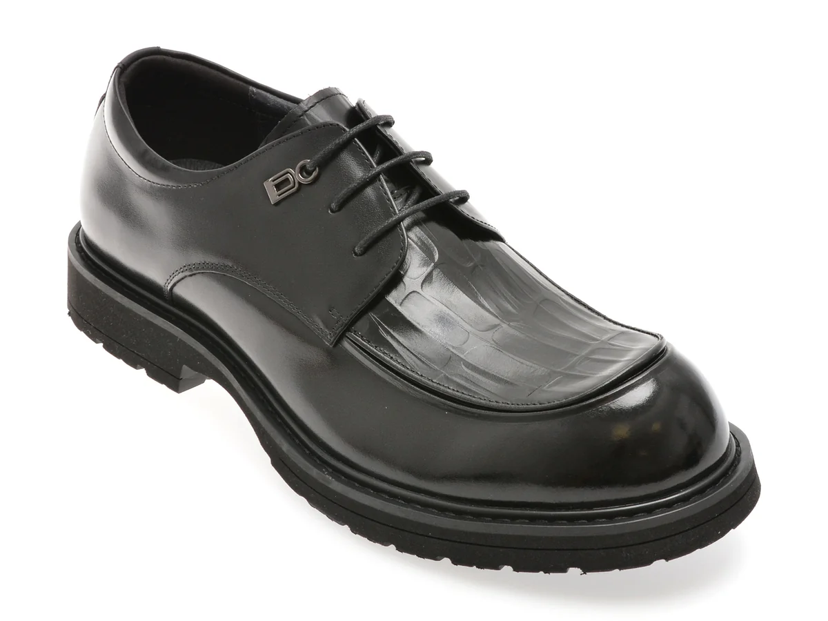 Pantofi Gryxx Negri 51576 Din Piele Naturala