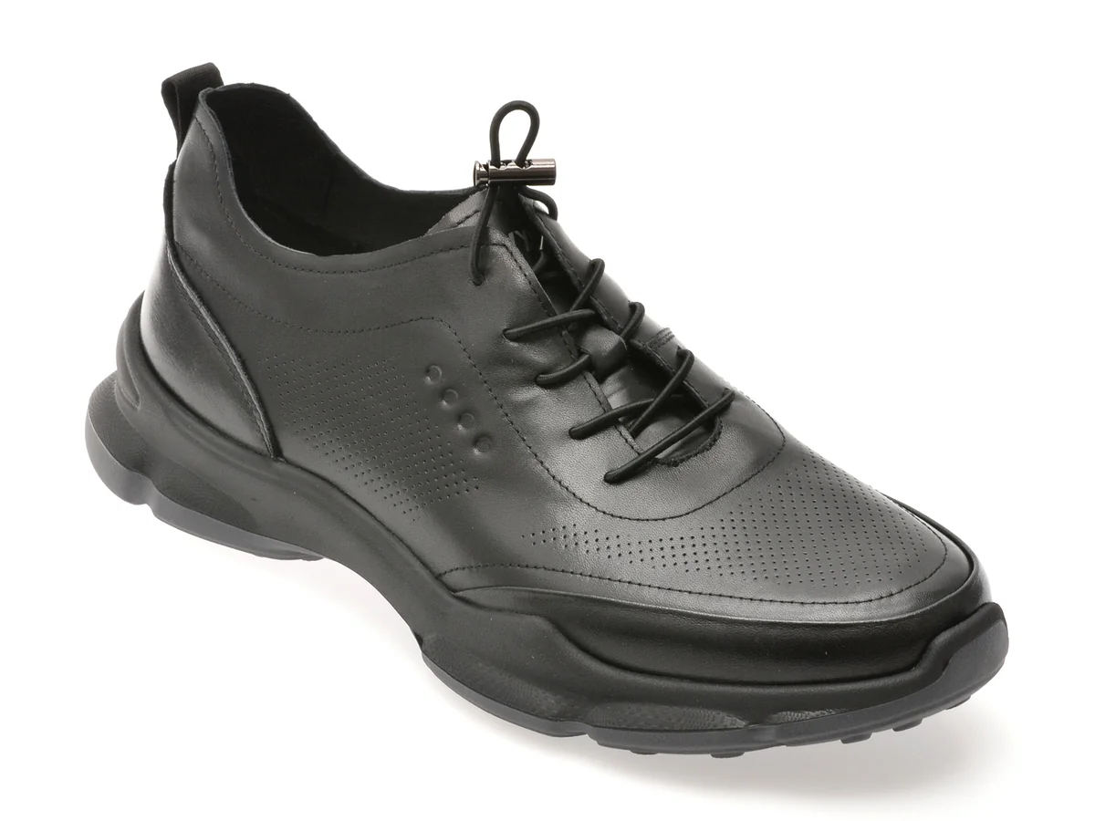 Pantofi Sport Gryxx Negri, B858607, Din Piele Naturala