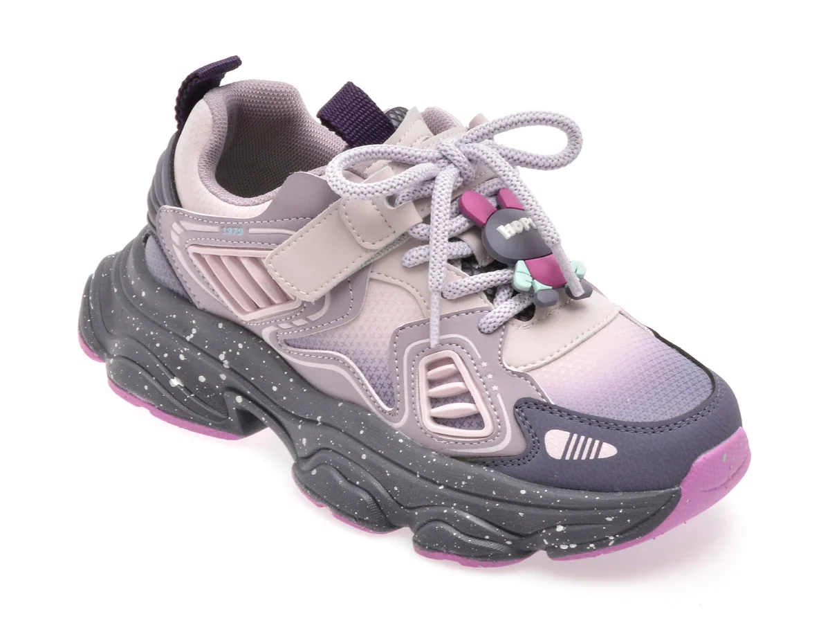 Pantofi Sport Selection Kids Mov, 120715, Din Material Textil