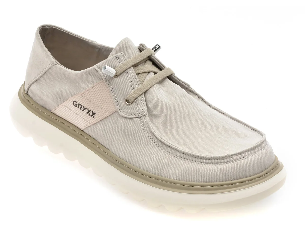 Mocasini Gryxx Gri T1119 Din Material Textil