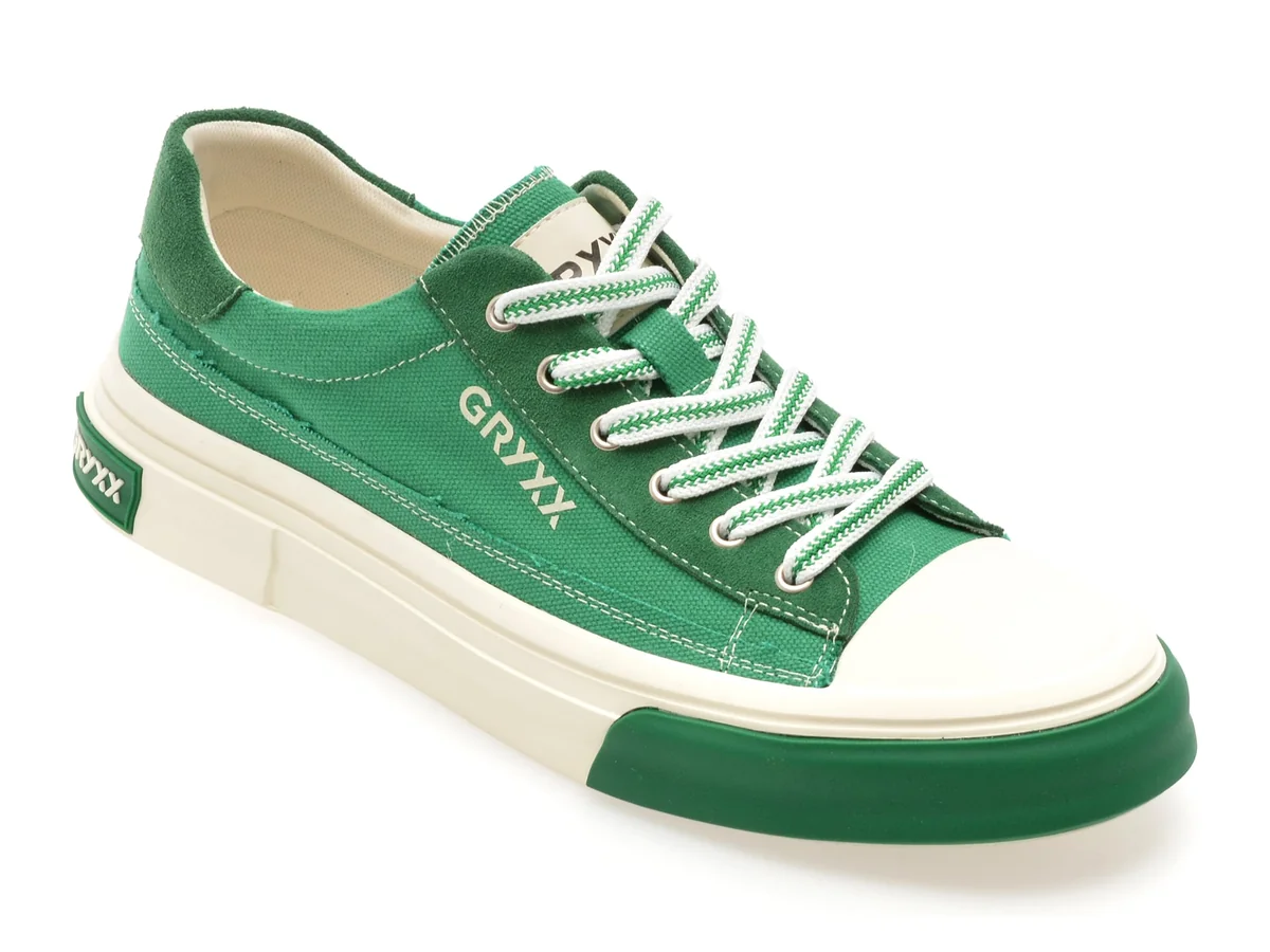 Pantofi Sport Gryxx Verzi, T871, Din Material Textil