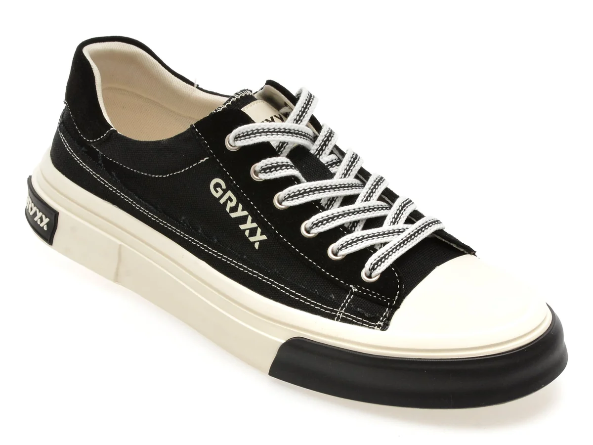 Pantofi Sport Gryxx Negri, T871, Din Material Textil