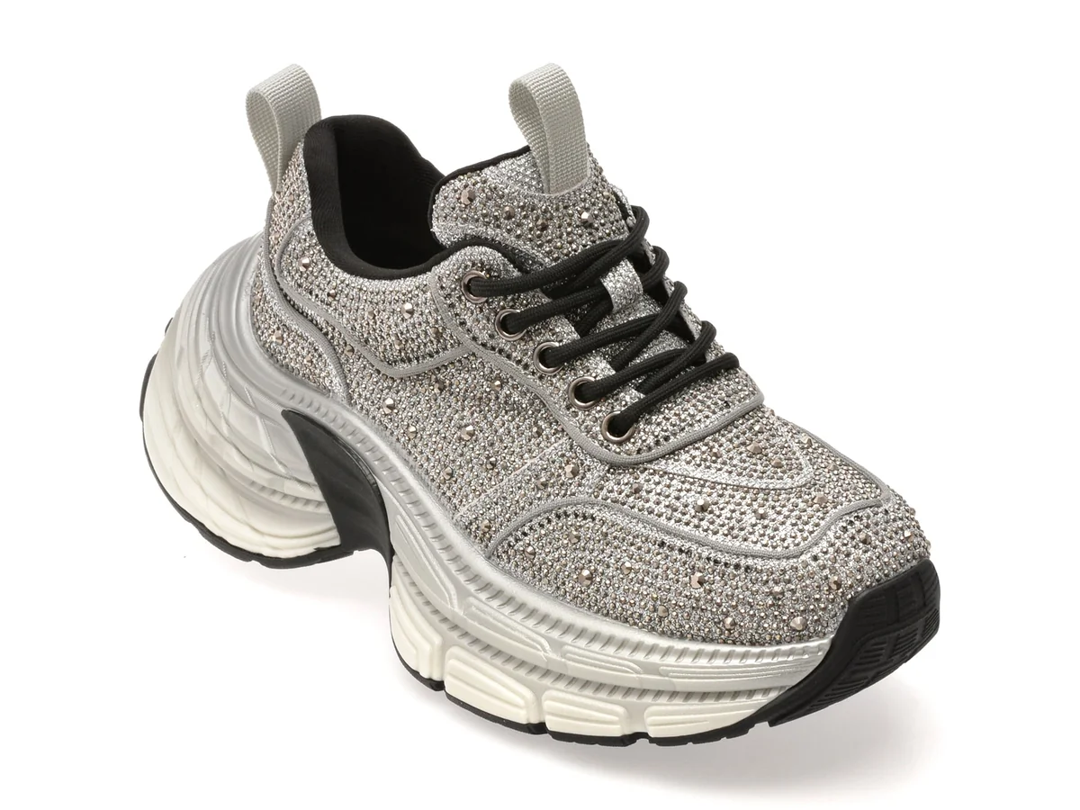 Pantofi Sport Epica Gri, 2560, Din Piele Ecologica