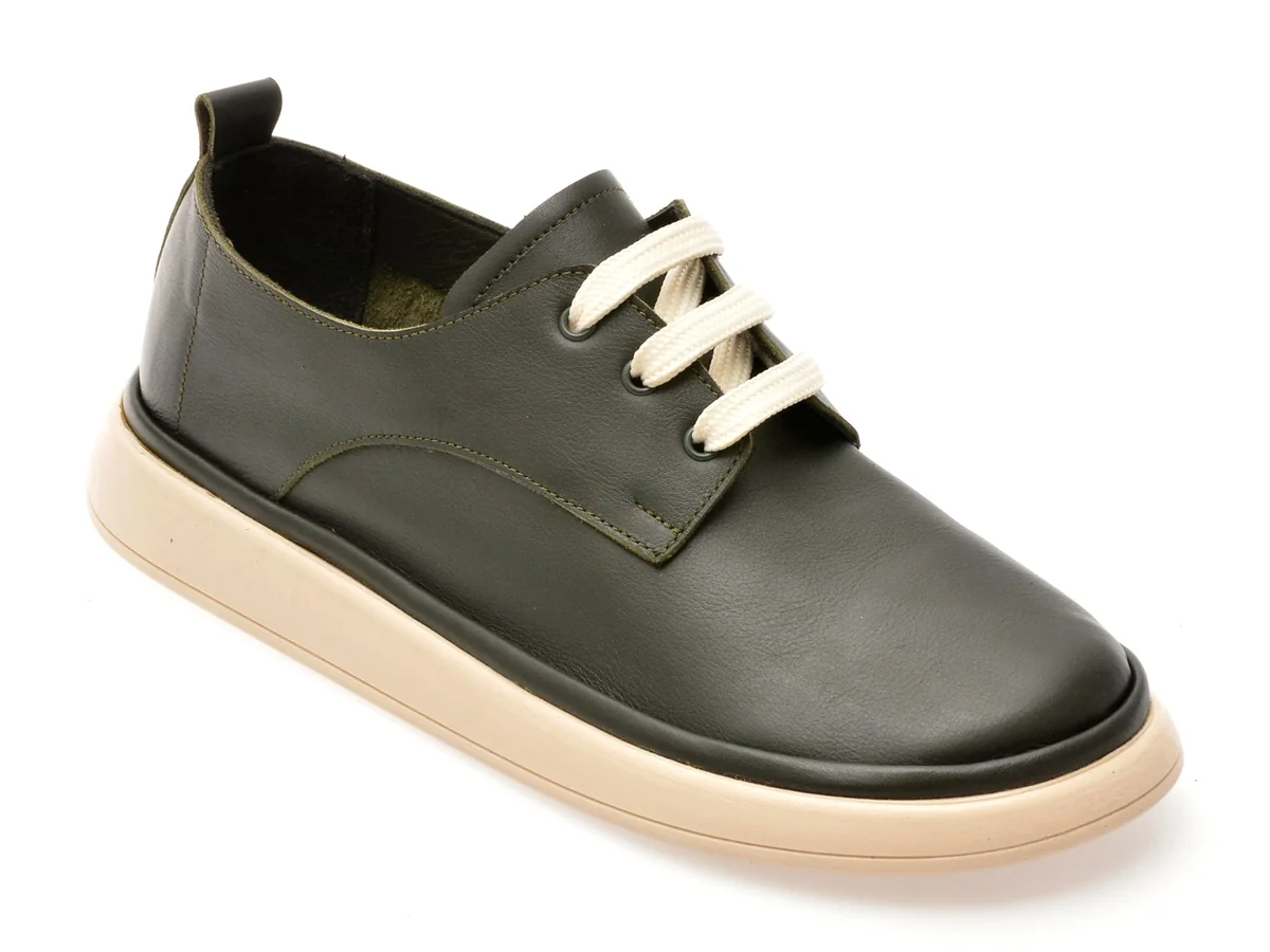 Pantofi Gryxx Kaki, 1371132, Din Piele Naturala