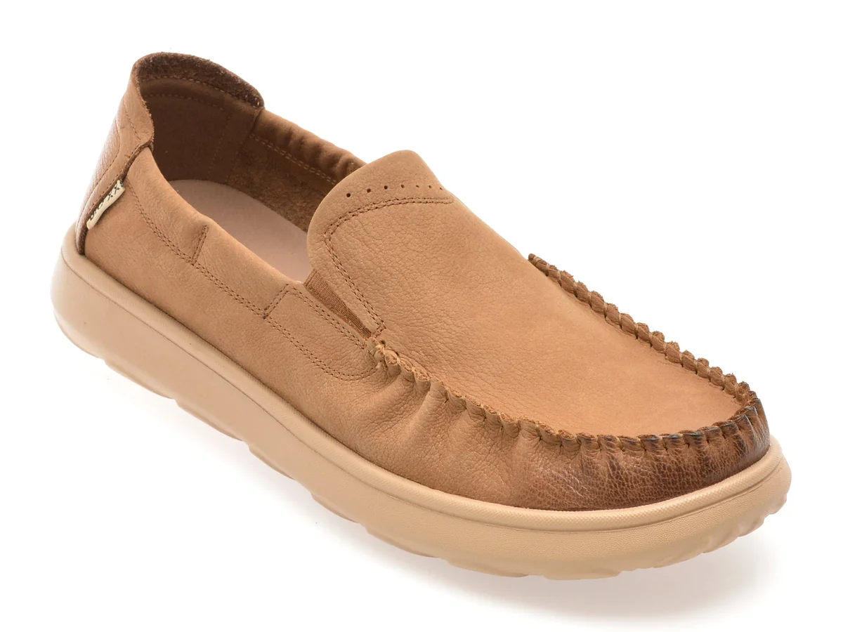 Mocasini Gryxx Kaki 98052 Din Piele Naturala