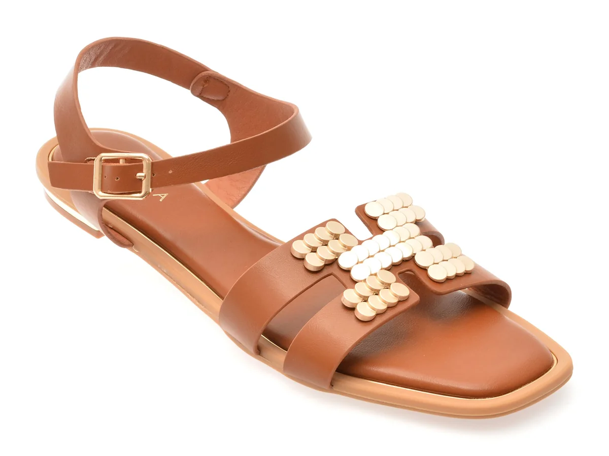 Sandale Epica Maro, 82954, Din Piele Ecologica