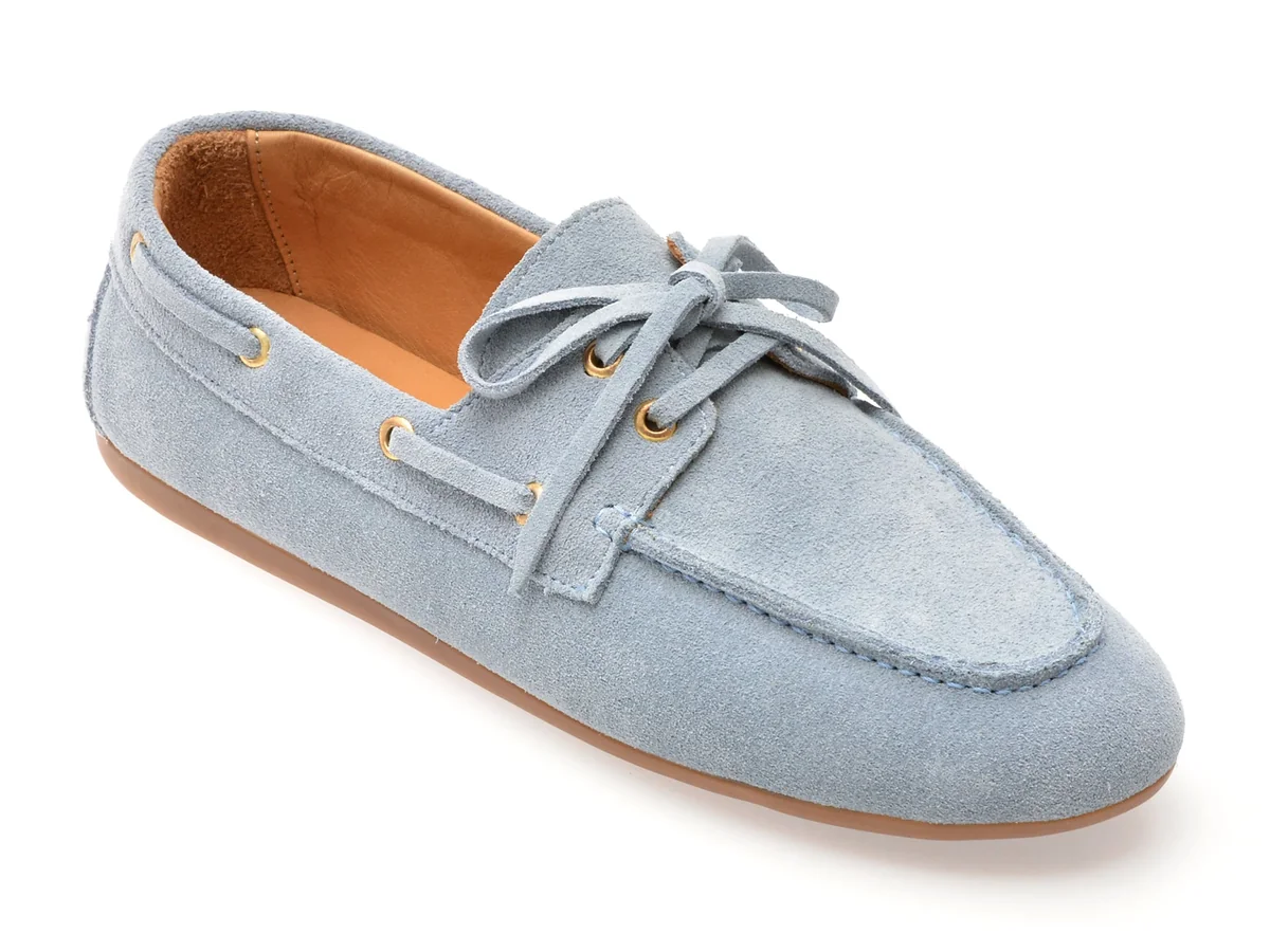 Mocasini Gryxx Albastri, 1K00652, Din Piele Naturala