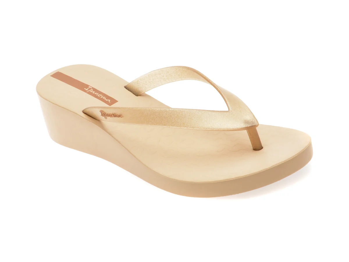 Papuci Ipanema Bej, 2674867, Din PVC