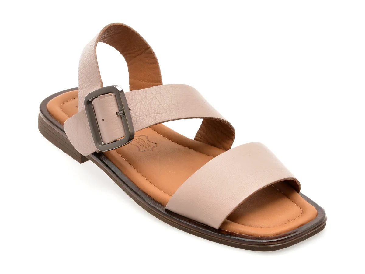 Sandale KRAUS Gri, 3251690, Din Piele Naturala