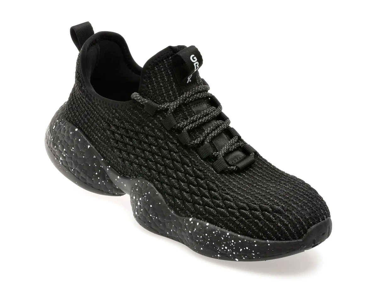 Pantofi Sport Gryxx Negri A85238 Din Material Textil
