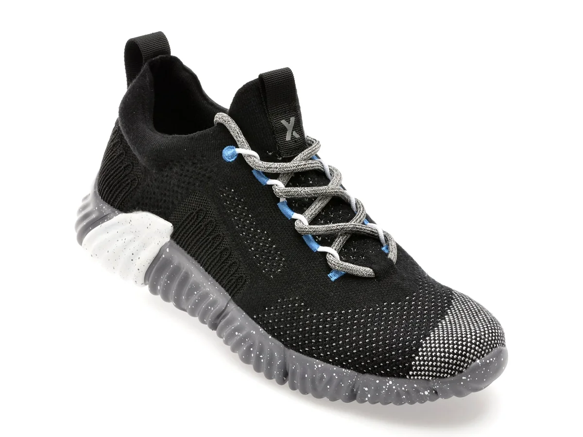 Pantofi Sport Gryxx Negri, 238005, Din Material Textil