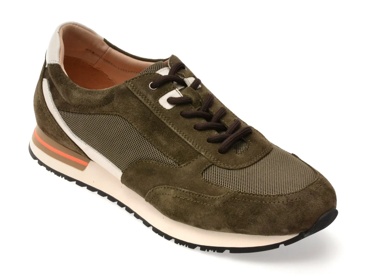 Pantofi Sport Gryxx Kaki, 5D39, Din Material Textil