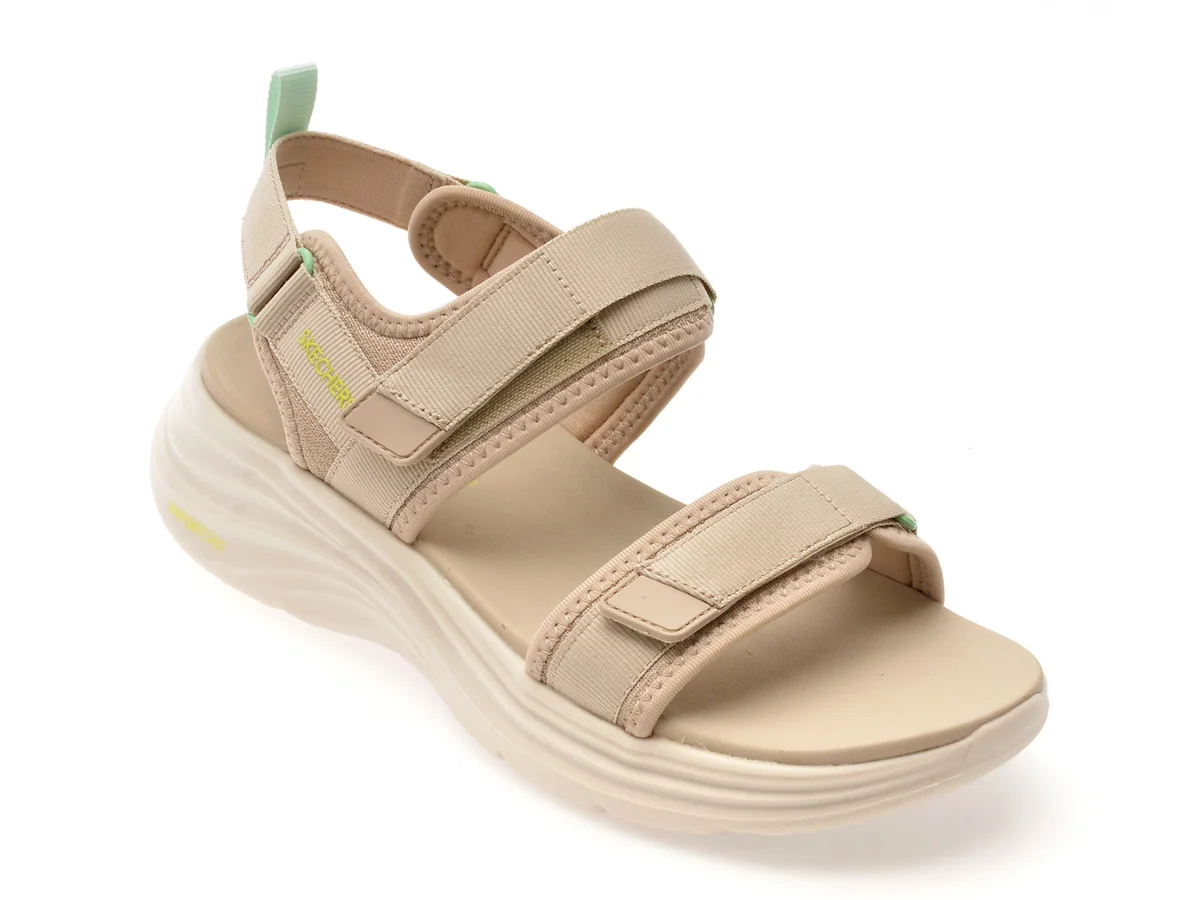 Sandale Skechers Bej, Vapor Foam, Din Material Textil