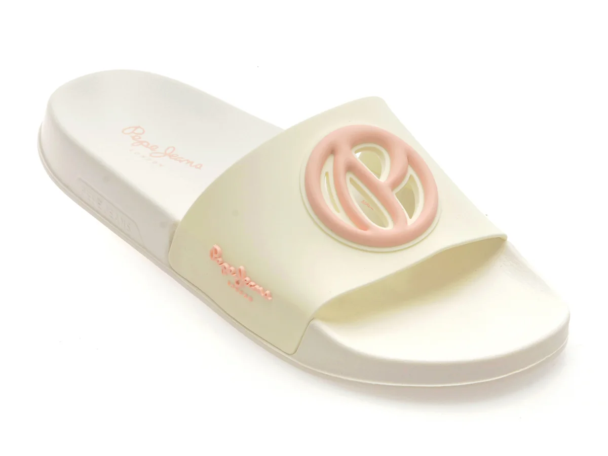 Papuci Pepe Jeans Albi, Slider Brand, Din PVC