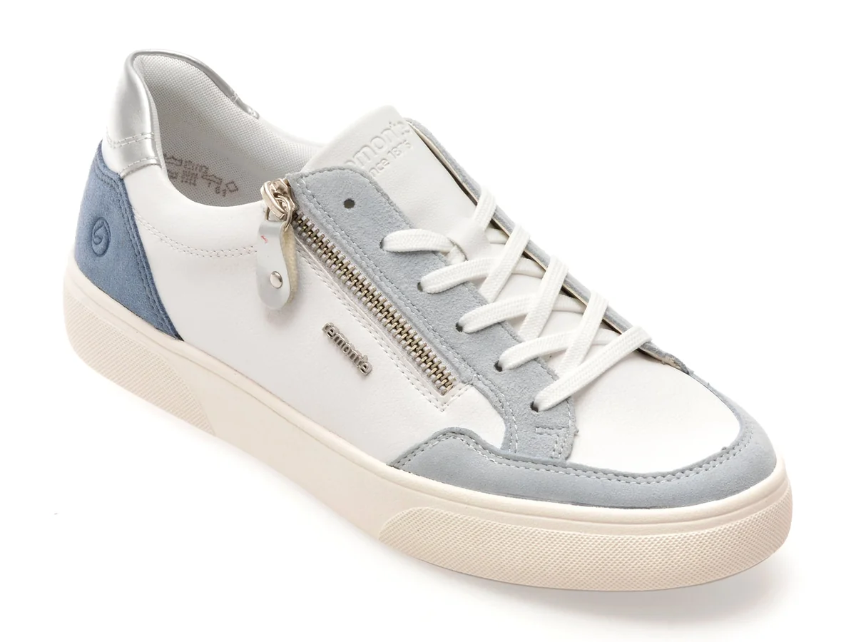 Pantofi Sport Remonte Albaştri, D2J01, Din Piele Naturală