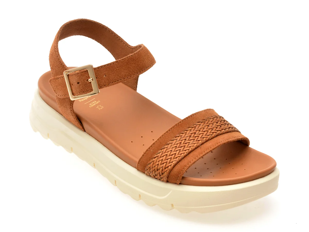 Sandale Geox Maro D55SZC, Din Piele Intoarsa