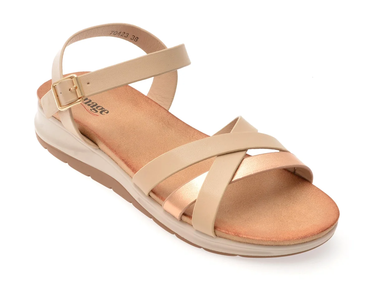Sandale Image Nude, 70423, Din Piele Naturala