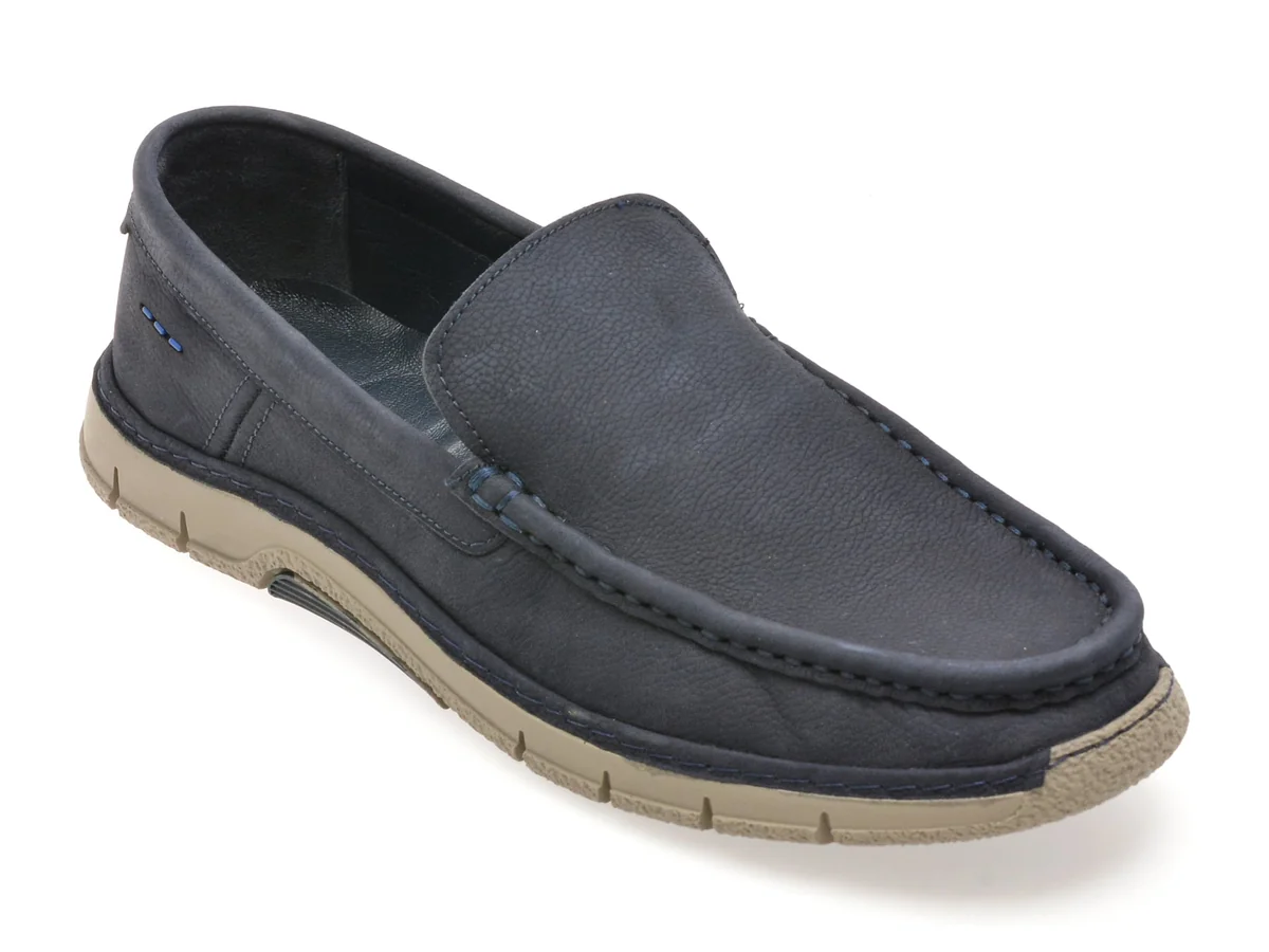 Mocasini Gryxx Bleumarin M25Y16 Din Năbuc