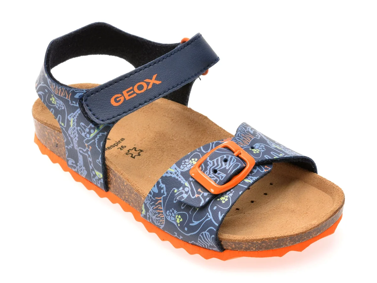 Sandale Geox Bleumarin J028LB Din Piele Ecologica