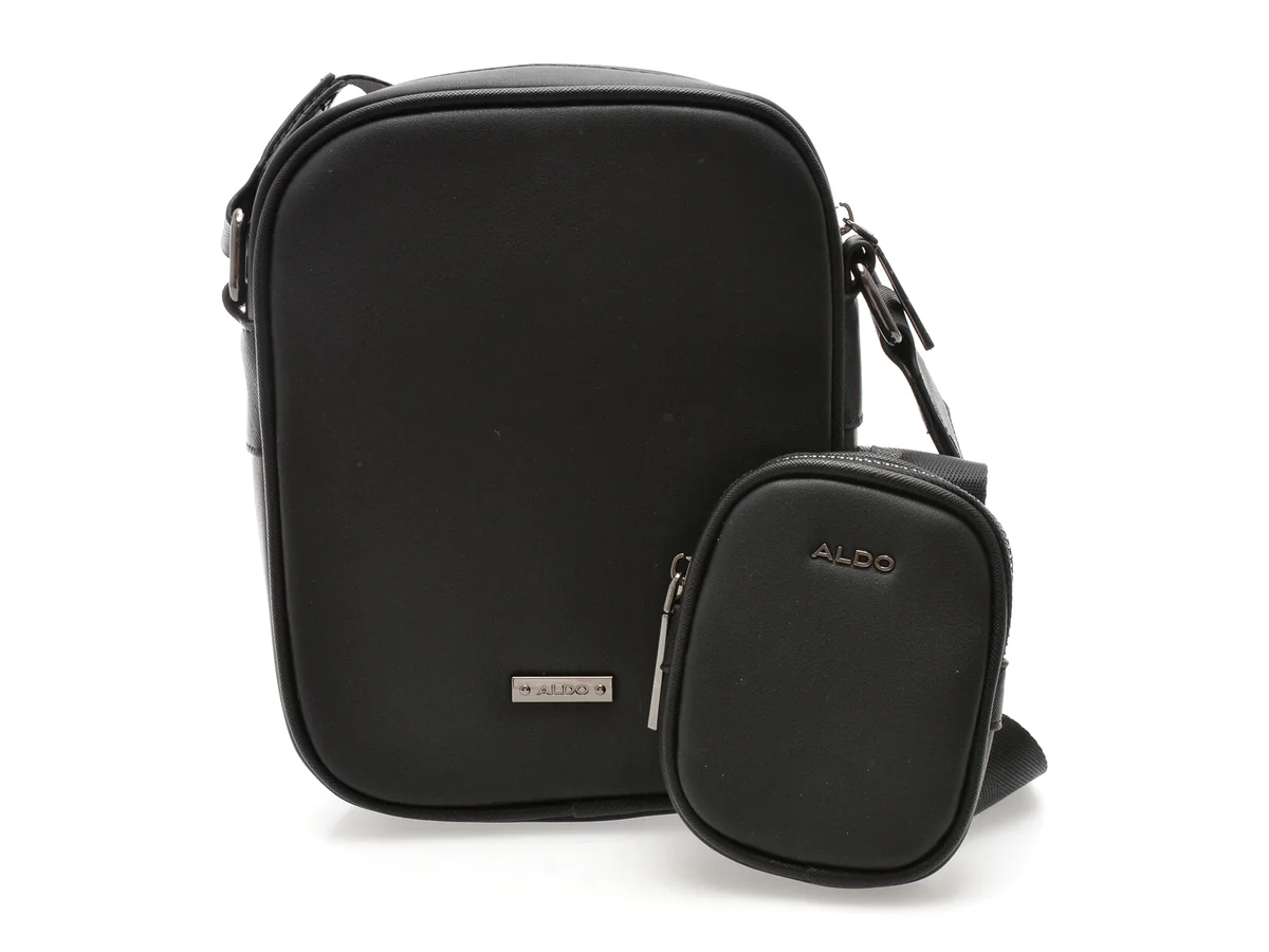 Geanta Aldo Neagră, Cairnieloan 009, Din Piele Ecologică