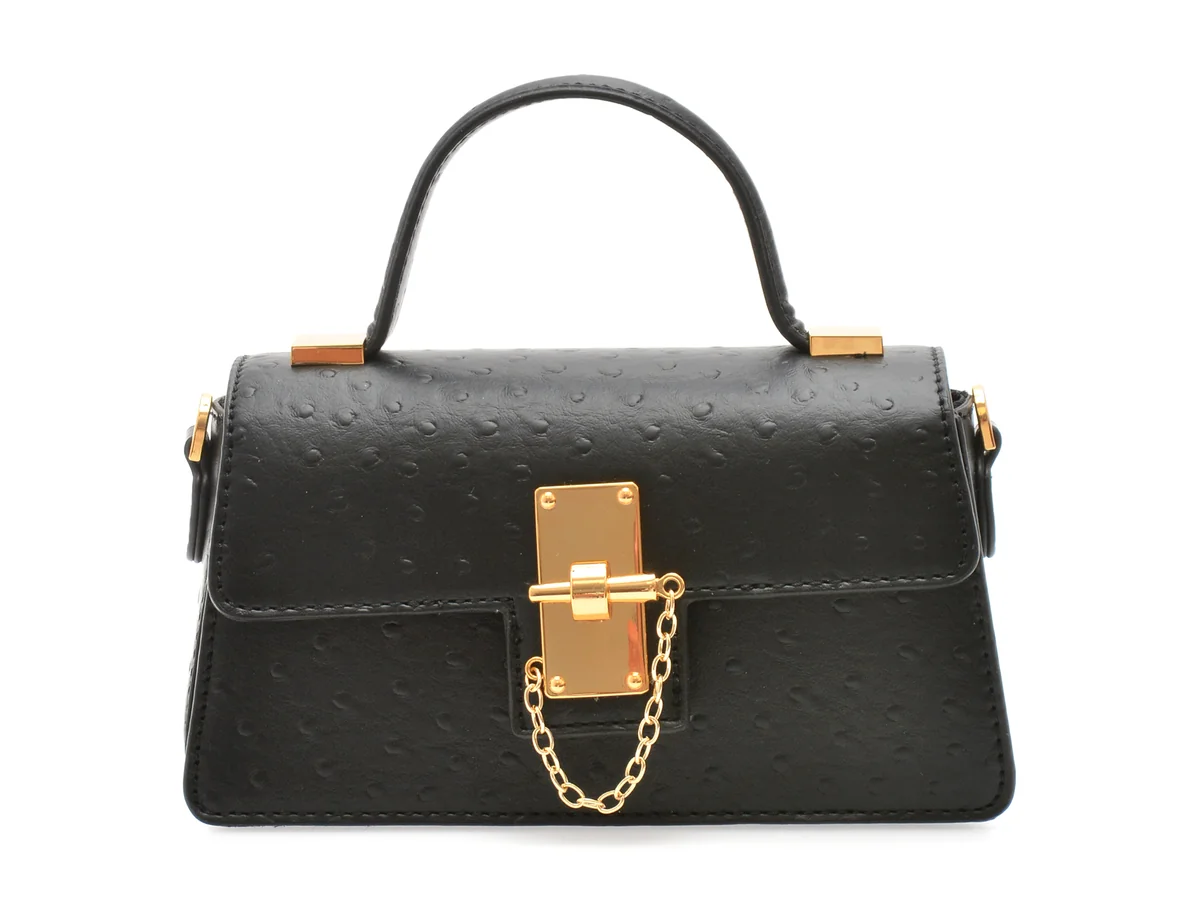 Geanta Aldo Neagra, Cal Luna 001, Din Piele Ecologică