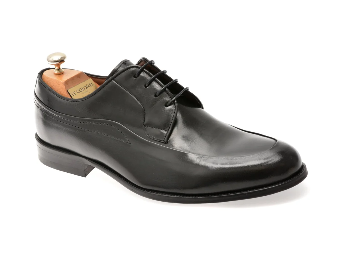 Pantofi Eleganți Le Colonel Negri 63936 Din Piele Naturală