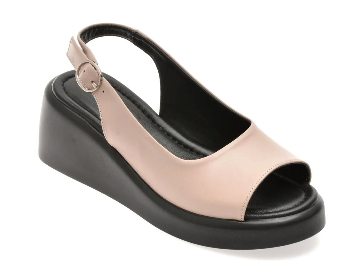 Sandale Image Gri, 22054, Din Piele Naturala