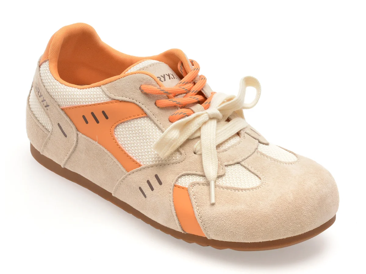 Pantofi Sport Gryxx Bej, 591, Din Material Textil