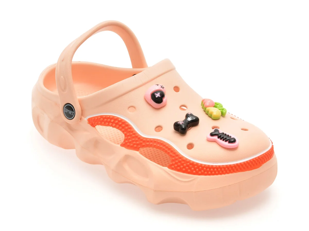 Papuci Selection Kids Roz, 3039, Din PVC