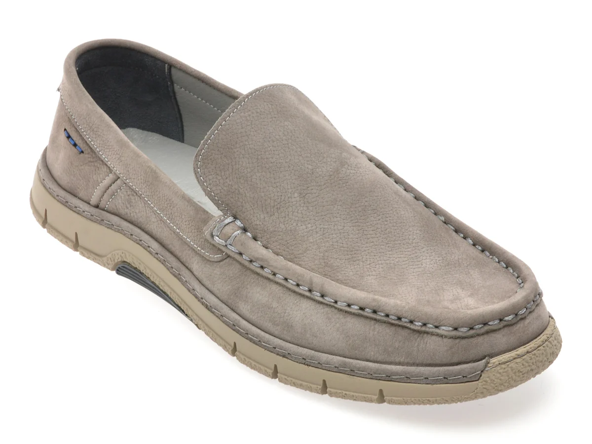 Mocasini Gryxx Gri M25Y16 Din Năbuc