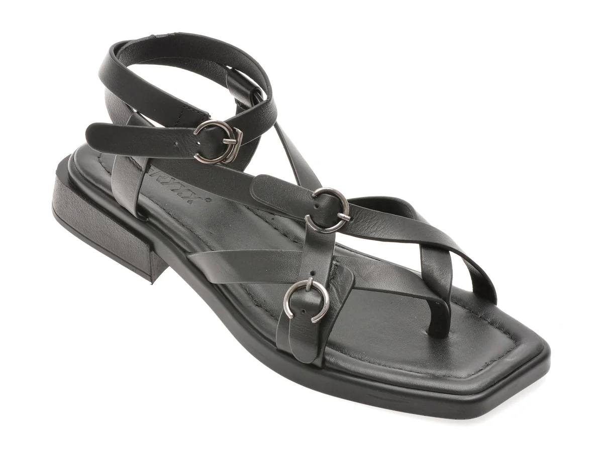 Sandale Gryxx Negre 1766009 Din Piele Naturala