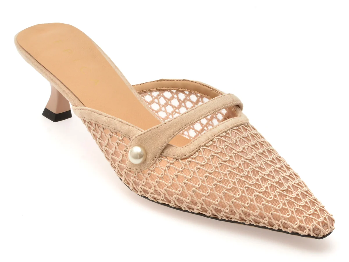 Pantofi Eleganți Epica Maro 26Q2118 Din Material Textil