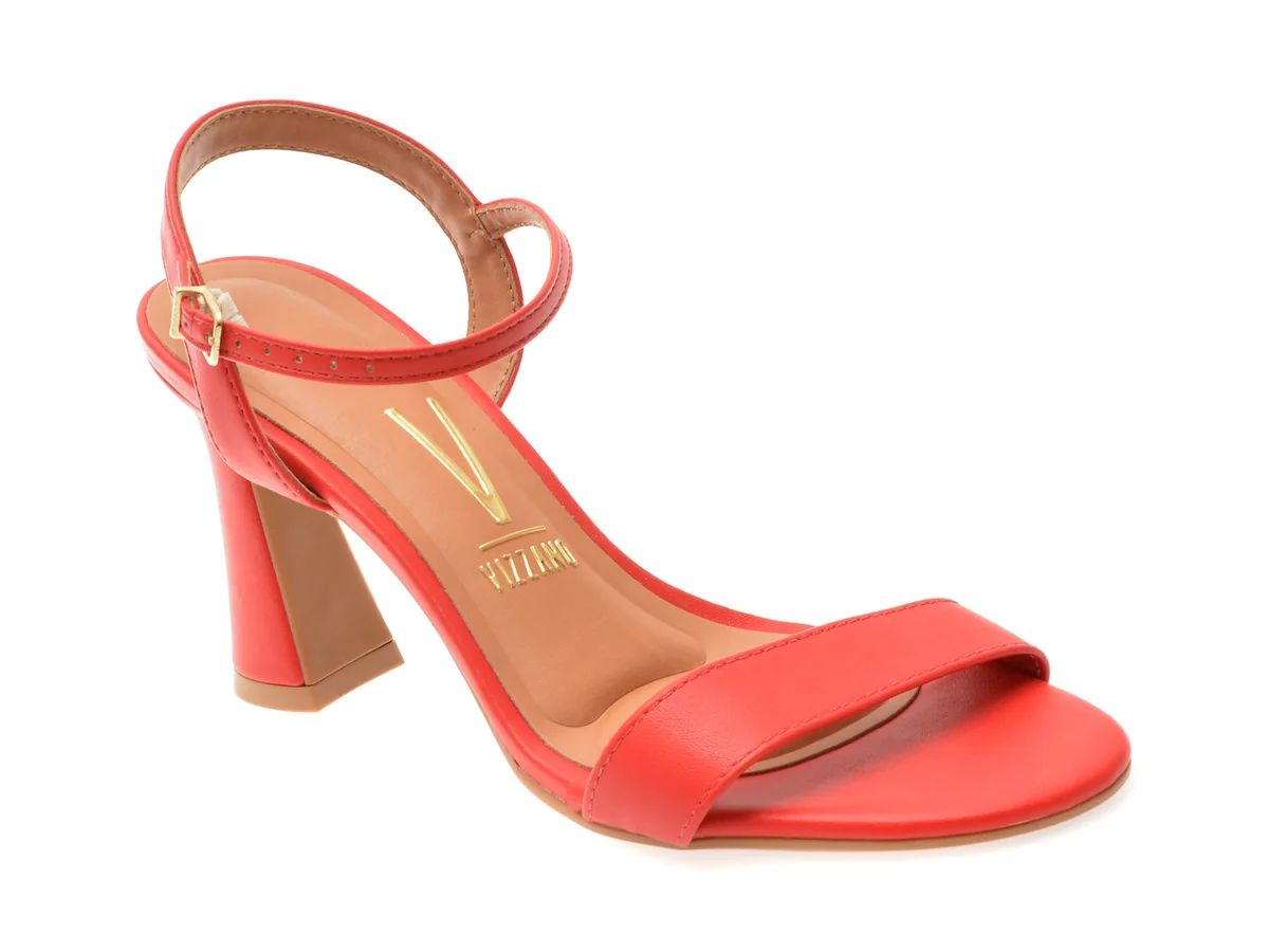 Sandale Elegante Vizzano Rosii 6517100 Din Piele Ecologica